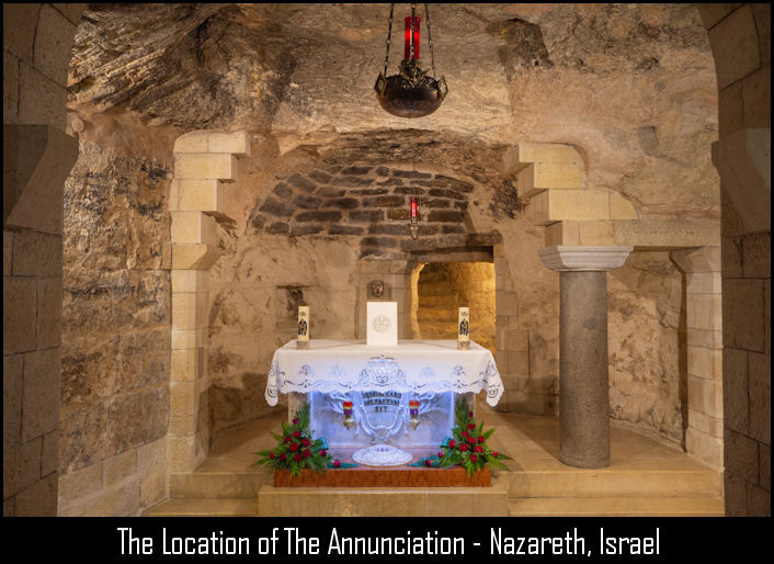 The Location of the Annunciation in Nazareth, Israel