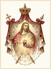 Vintage Sacred Heart of Jesus